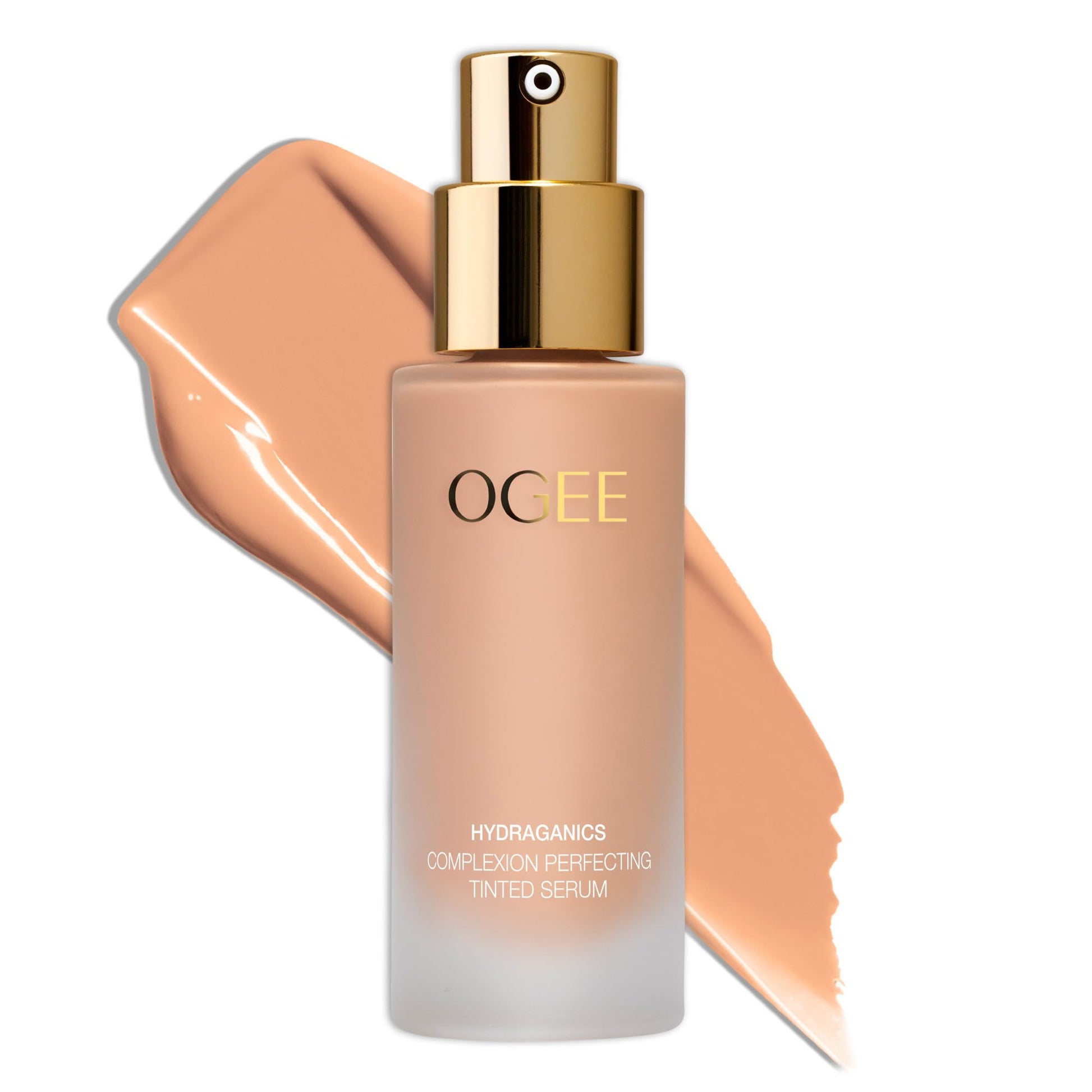 Ogee Complexion Perfecting Liquid Foundation - Lightweight Tinted Moisturizer For Face (Linden 1.25N - Light Beige, Neutral Undertone) - with Vitamin C & Jojoba Oil - Certified Organic & Made in USA
